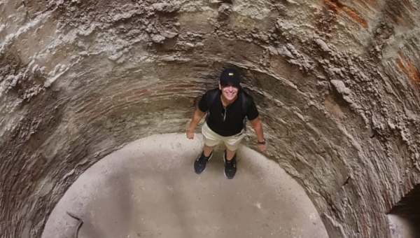 Catacombs of Kom El Shoqafa in Alexandria, Egypt